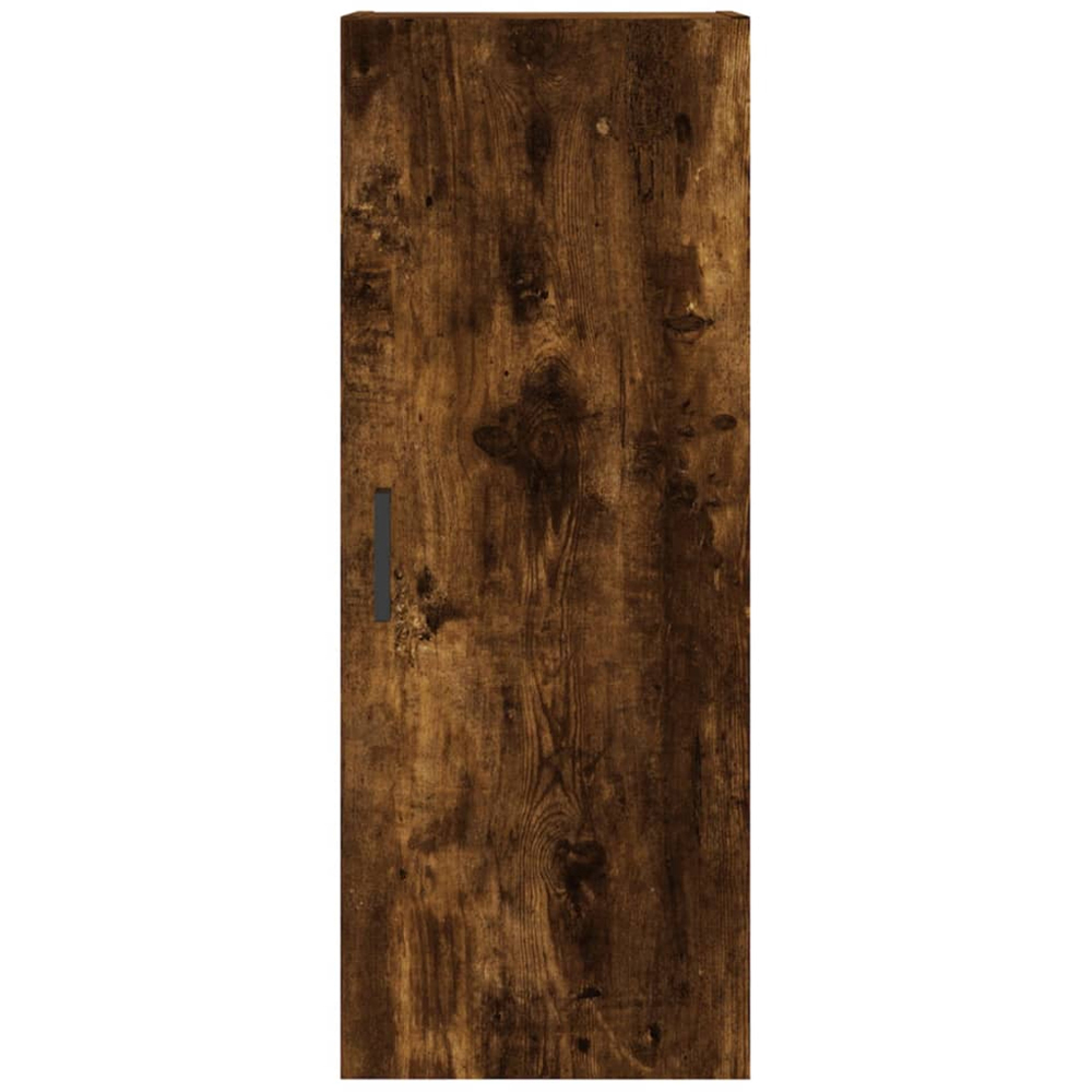 vidaXL 2 Door Brown Smoked Oak Wall Mounted Cabinet Image 7