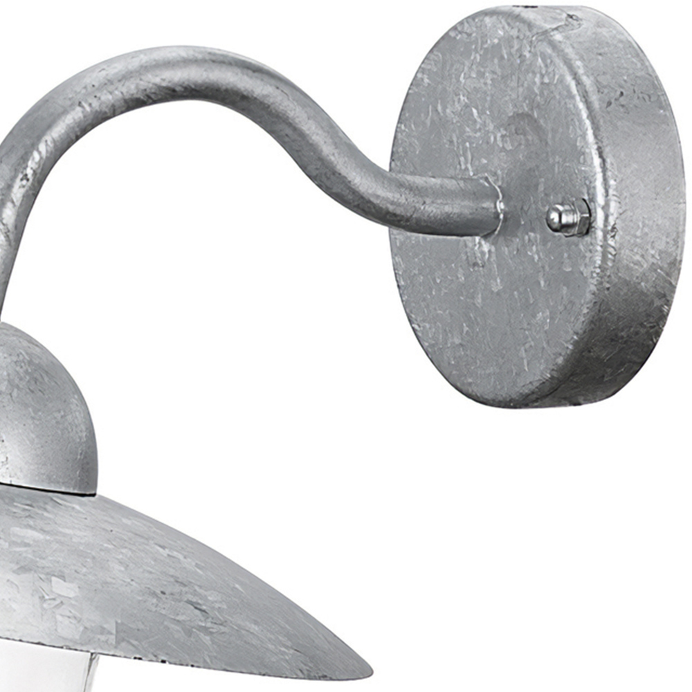 EGLO Milton Zinc Plated Steel Exterior Wall Lamp Image 3