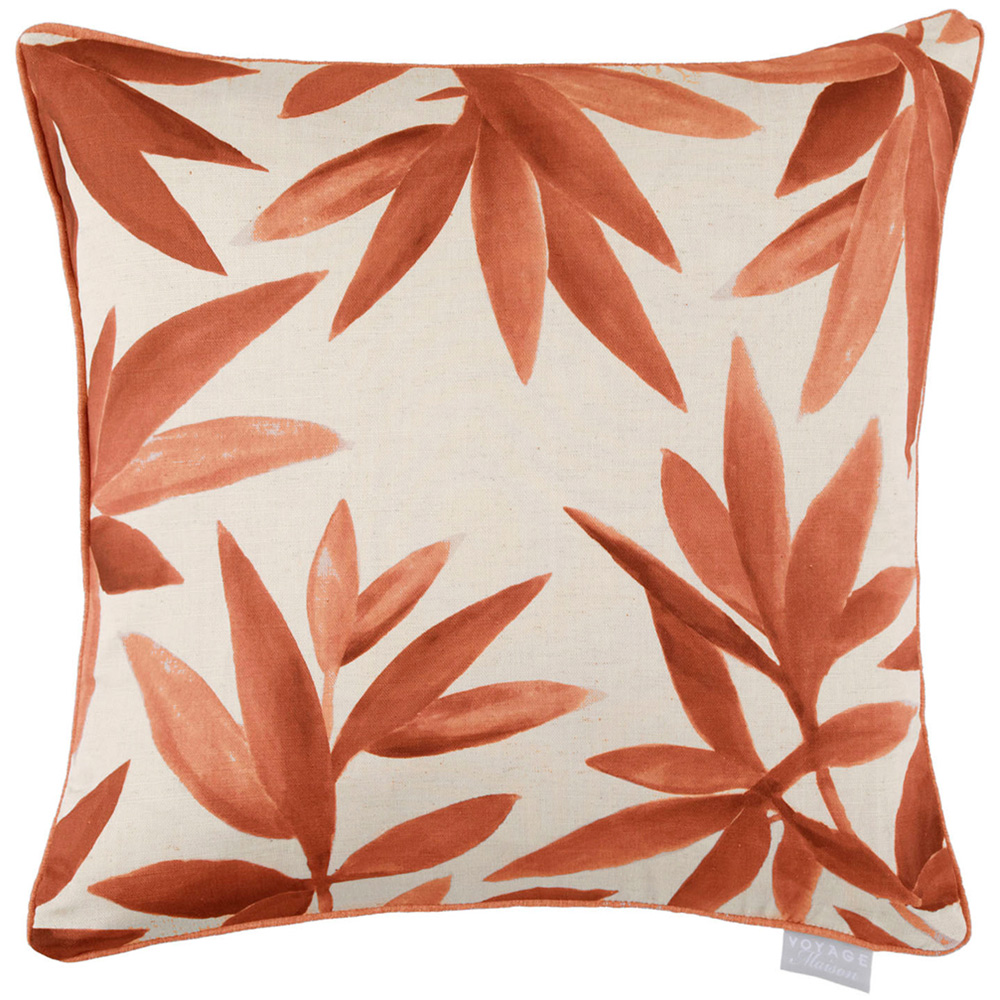 Voyage Maison Silverwood Amber Printed Feather Rich Cushion 50 x 50cm Image 1