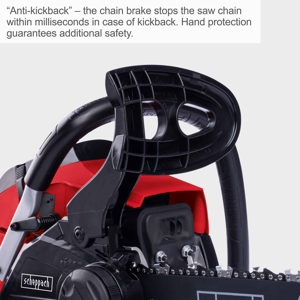 Scheppach PCS38 1.8HP 14 inch ProCut Blade Petrol Chainsaw 37.2cc Image 4