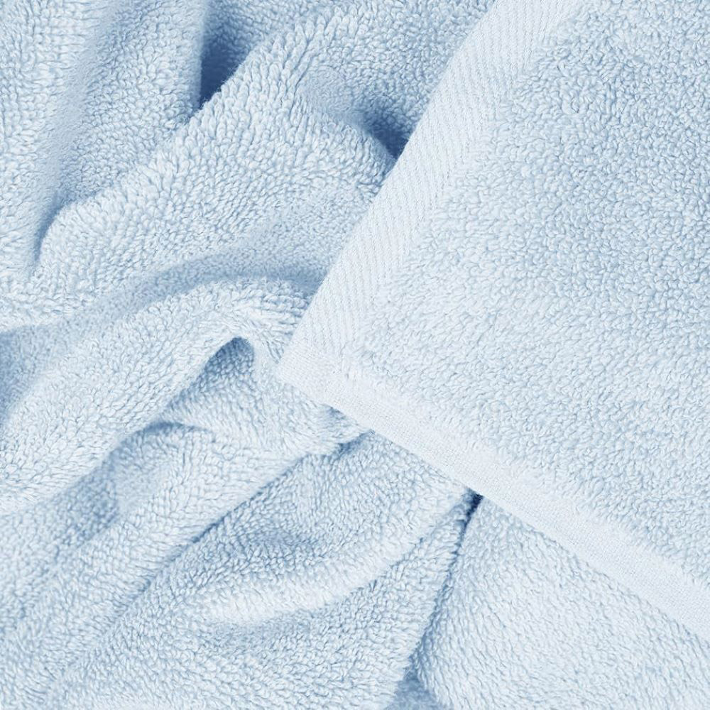 Allure Bath Fashions Luxury Zero Twist Egyptian Cotton Baby Blue Bath Sheet Image 3