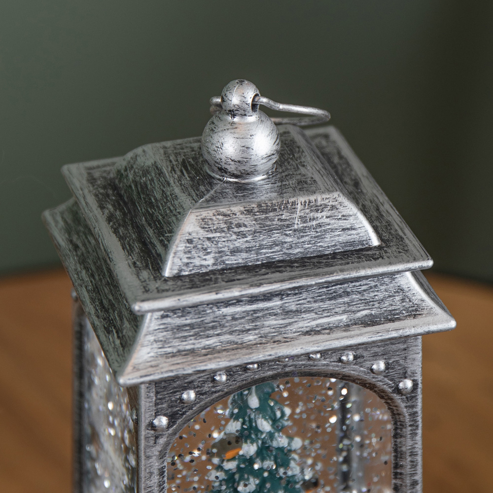 Samuel Alexander White LED Robins on Christmas Tree Silver Water Spinner 21cm Image 5