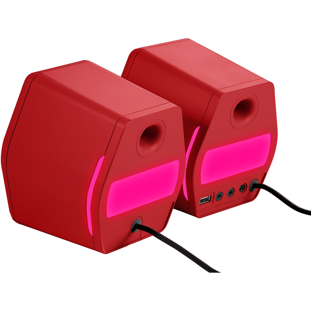 Edifier G200 2.0 Red Bluetooth Gaming Speakers with RGB Lighting 48W Image 5