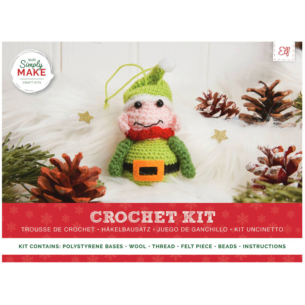 Simply Make Elf Crochet Craft Kit Image 1