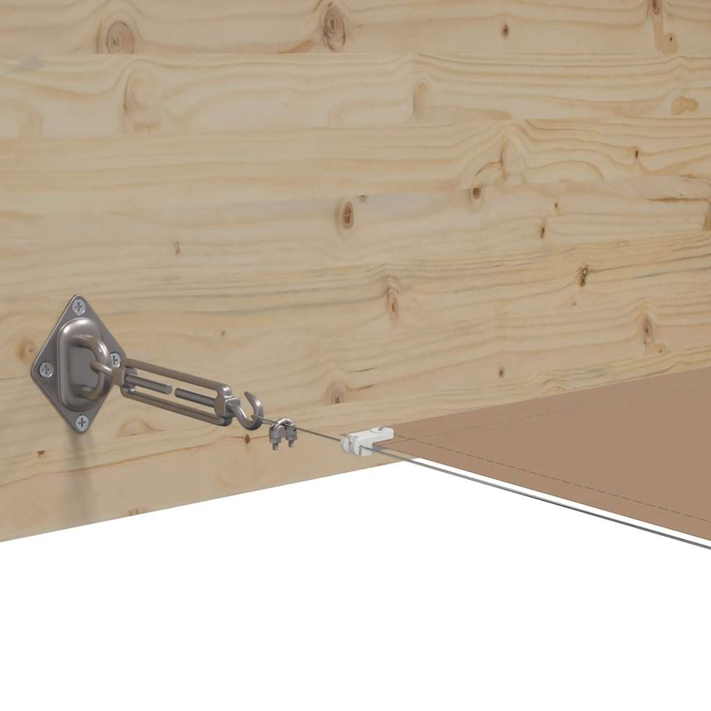 vidaXL Taupe Oxford Fabric Vertical Awning 1.8 x 10m Image 3