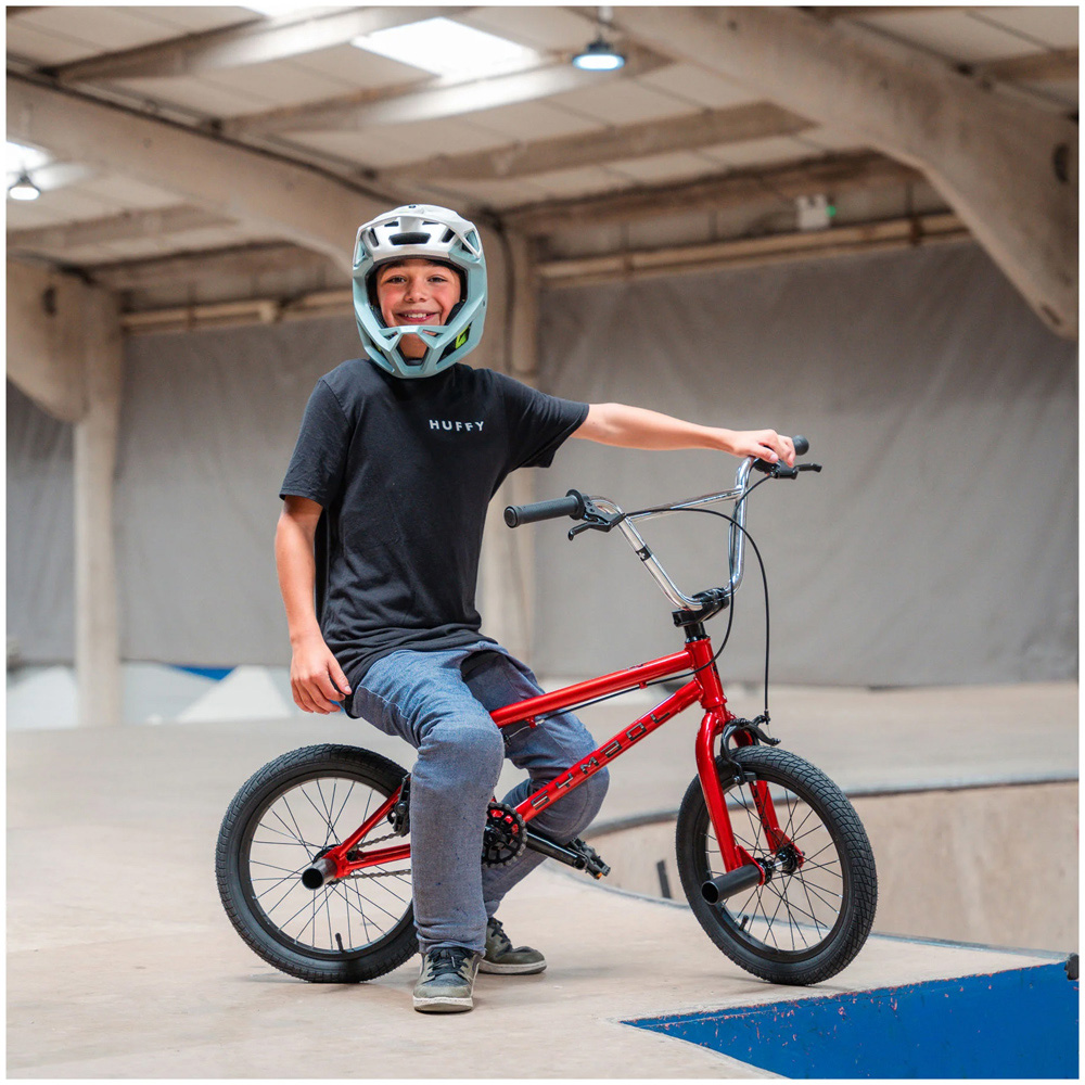 HUFFY Symbol Freestyle 16-inch Candy Red BMX Bike Image 2