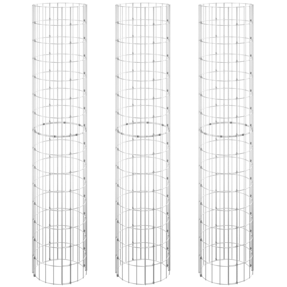 vidaXL Silver Galvanised Iron Garden Raised Bed 30 x 150cm 3 Pack Image 4