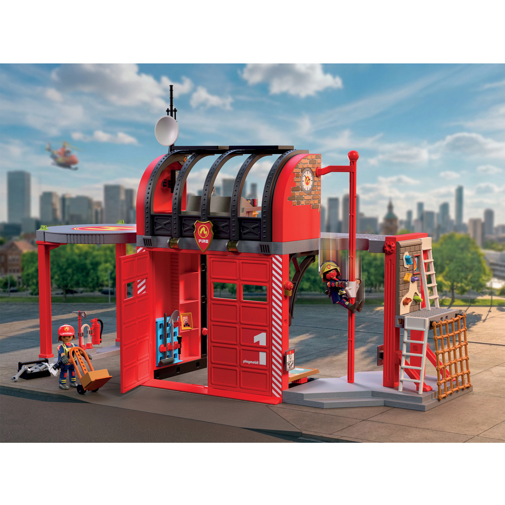 Playmobil Large Fire Station Play Set 201 Piece Image 5