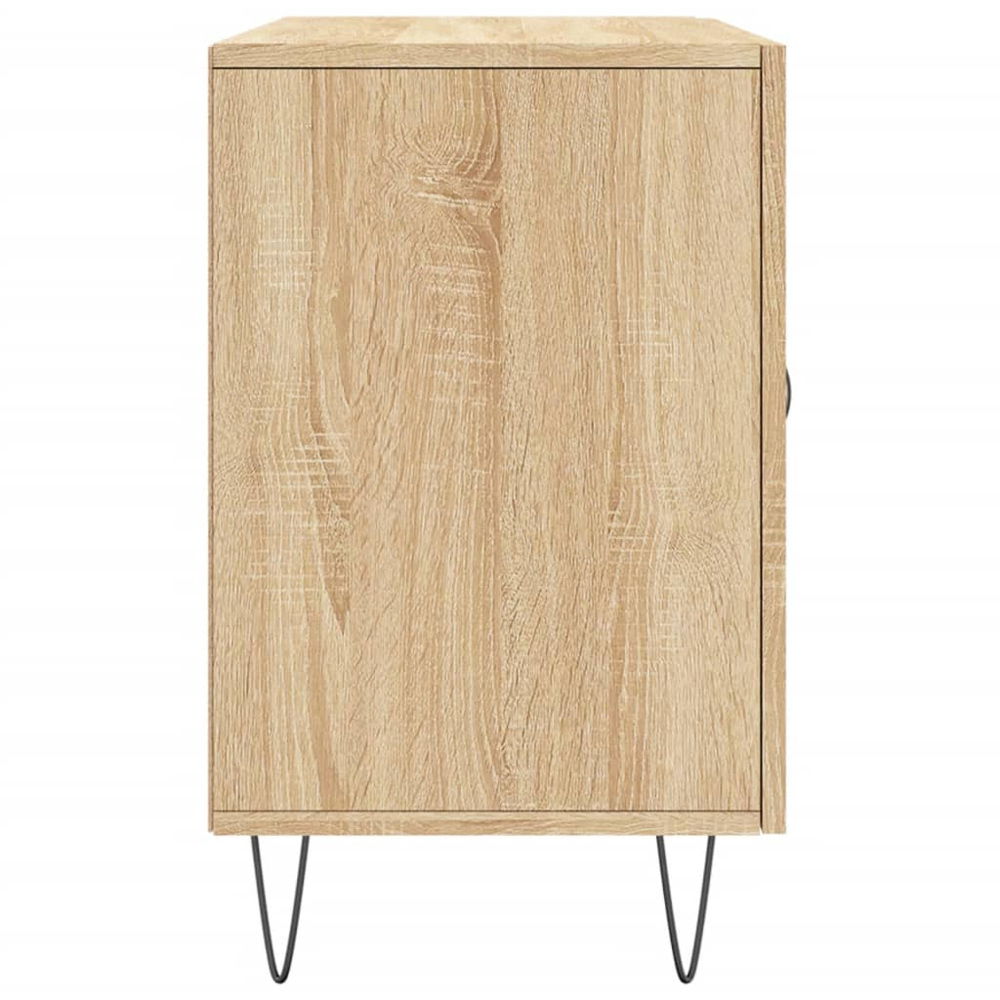 vidaXL 2 Door 2 Drawer Sonoma Oak Sideboard Image 7