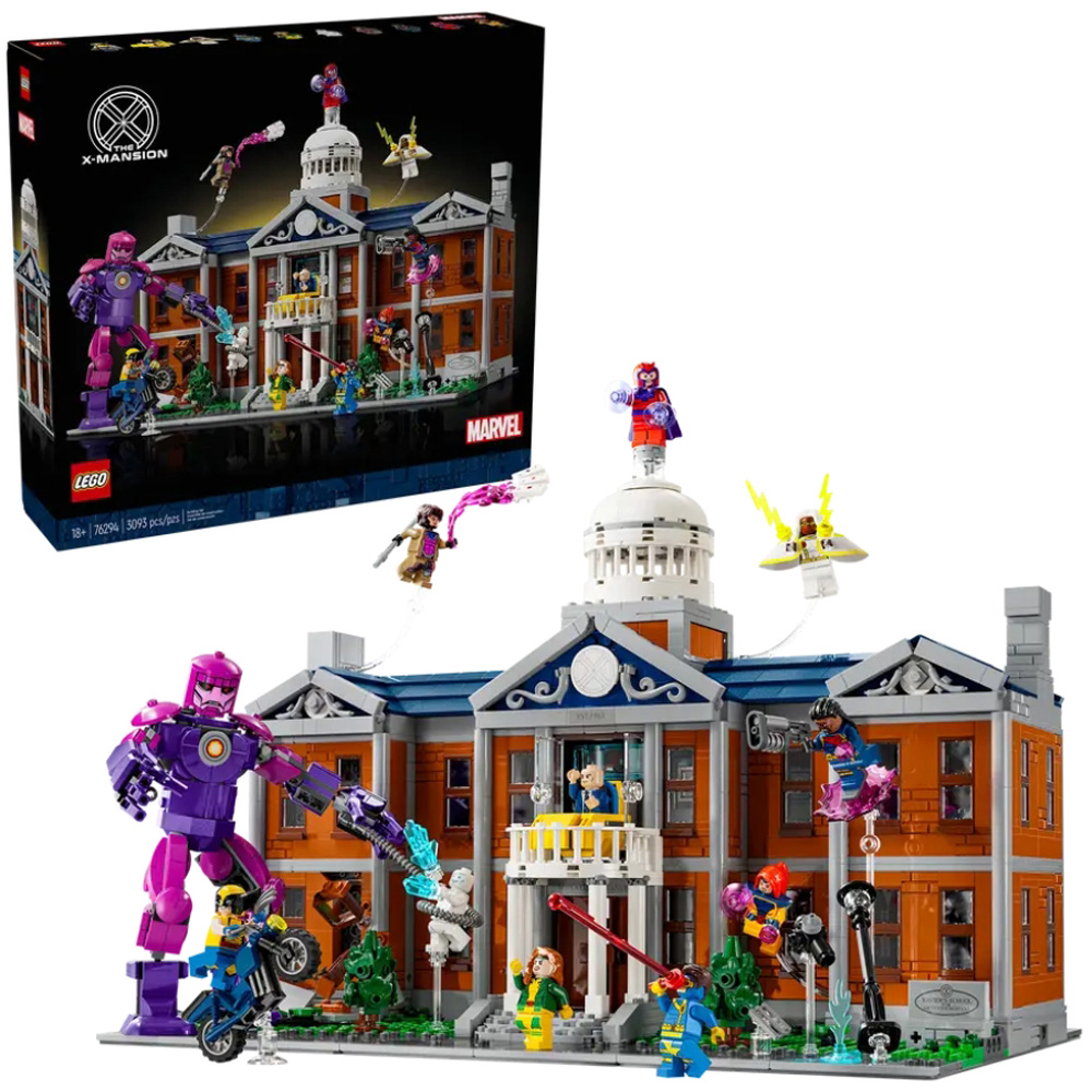 LEGO 76294 Marvel X Men The X Mansion Building Toy Set Image 2
