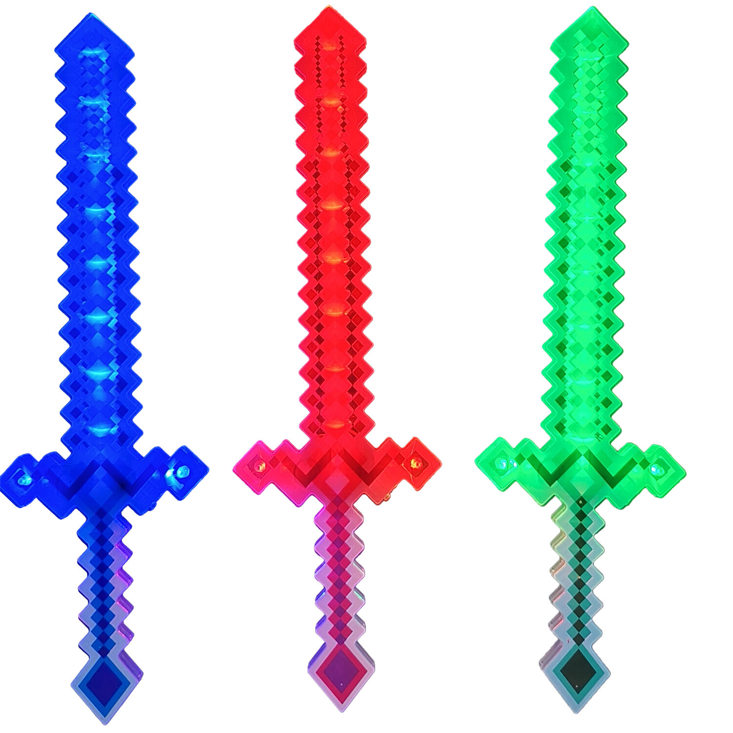 LED Pixel Sword with Sound - Blue, Pink or Green Image 2