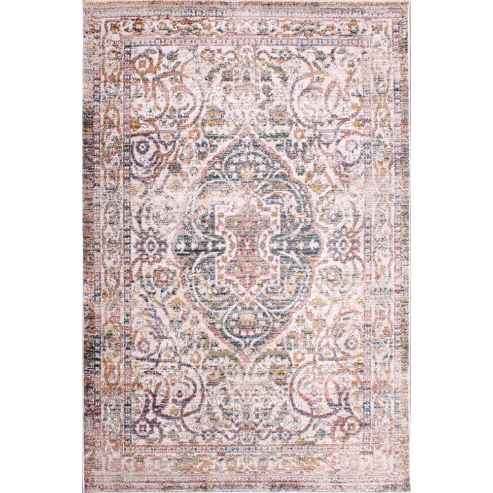 Portland Urco Nuevo Noah White and Yellow Textured Rug 200 x 290cm Image 2
