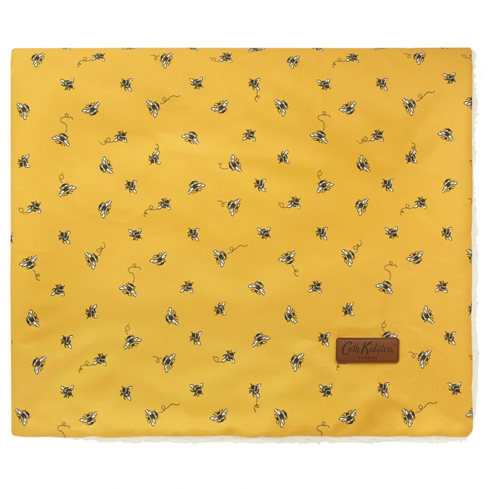 Cath Kidston Yellow Bees Plush Pet Blanket Image 1
