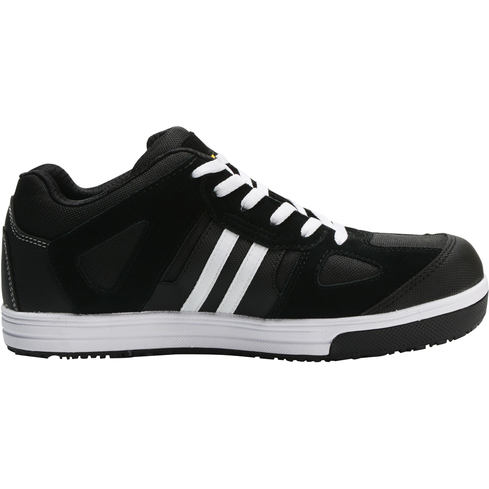 Stanley Cody Black and White Stripe Safety Trainers Size 7 Image 2