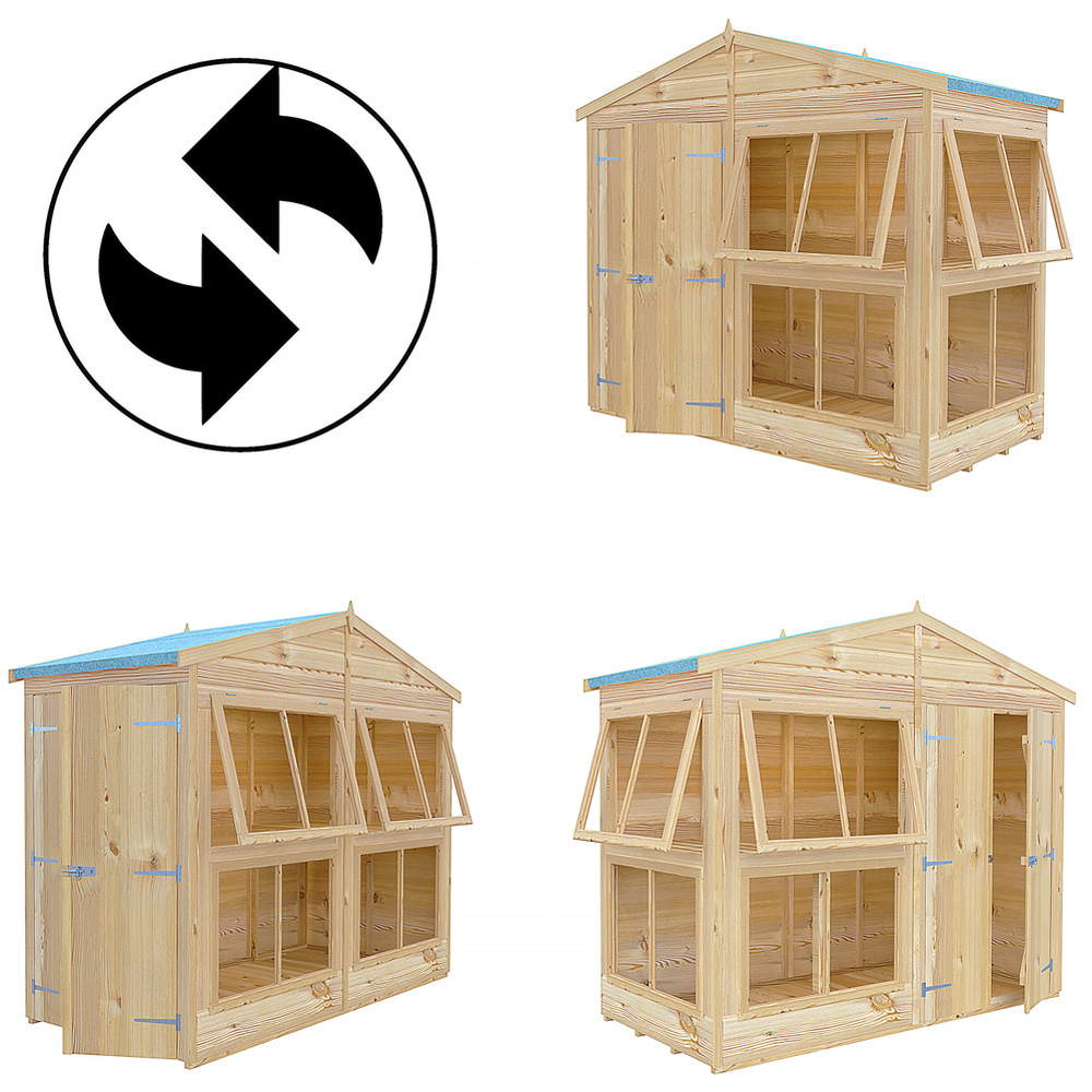 Shire 8 x 4ft Sun Hut Image 5