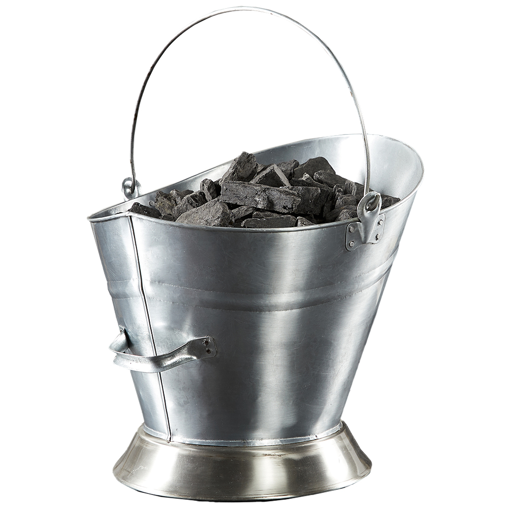 Inglenook Fireside Galvanised Waterloo Coal Bucket Image 1