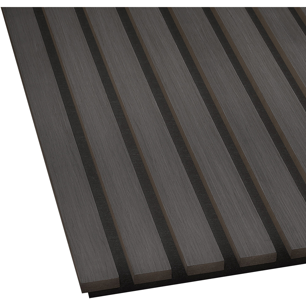 Fuse Acoustic Charcoal Oak Wooden Wall Panel 2.4 x 0.6m Image 3