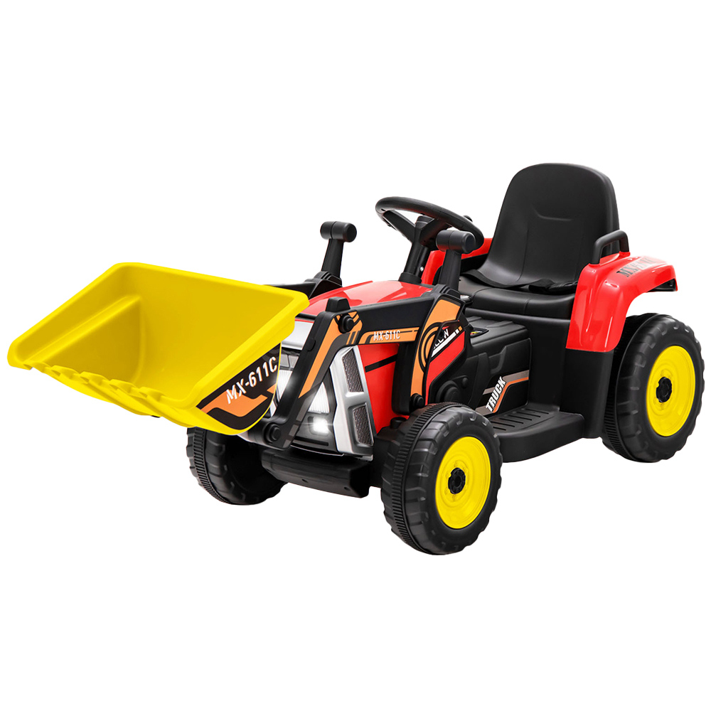 Costway Red Battery Powered Loader Digger Image 1