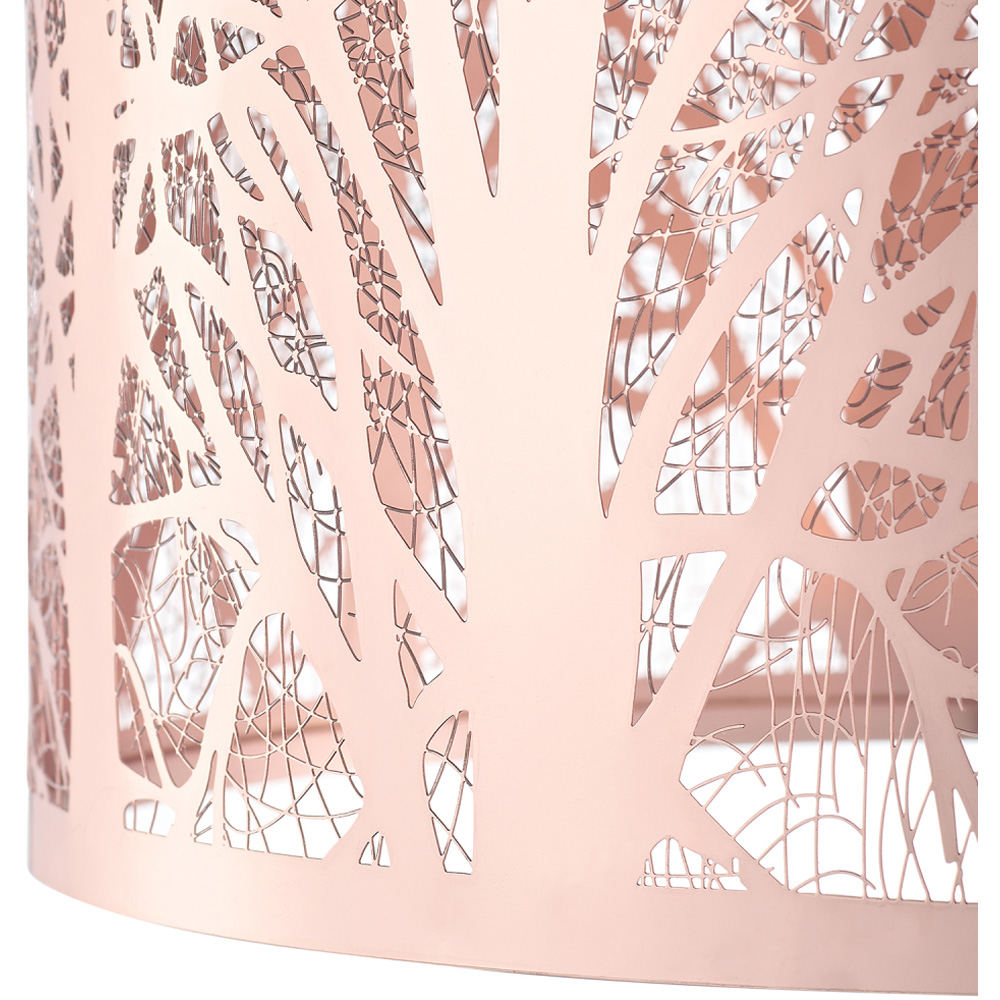 Happy Homewares Polished Copper Metal Forest Pendant Shade Image 6