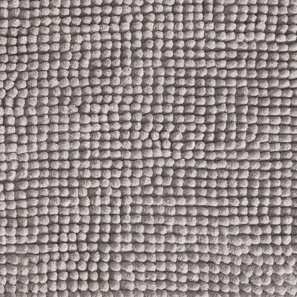 Wilko Supersoft Microfibre Grey Bath Mat Image 3