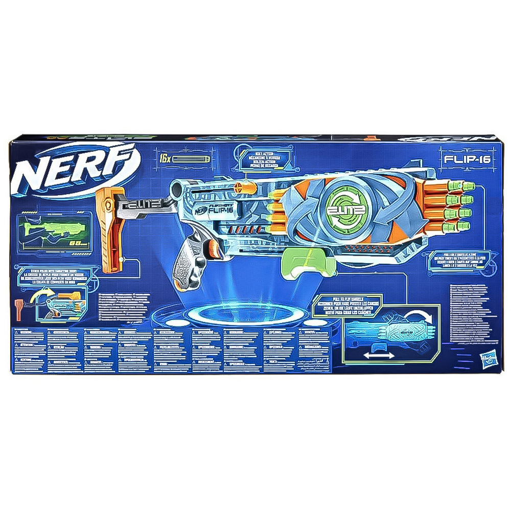 Hasbro Nerf Elite 2.0 Flip Blaster with 16 Darts Image 3