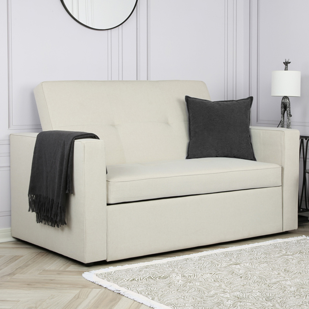 Troy Natural Double Sleeper Pull Out Sofa Bed Image 1