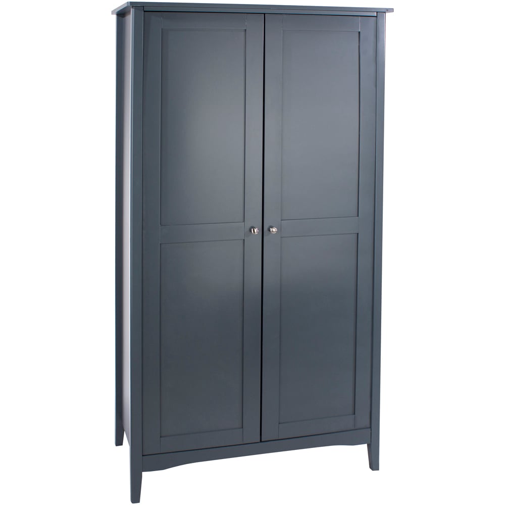 Core Products Como 2 Door Midnight Blue Wardrobe Image 2