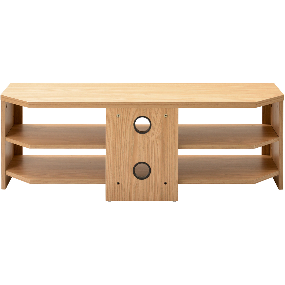 TTAP Memphis 2 Shelf Oak TV Stand Image 5