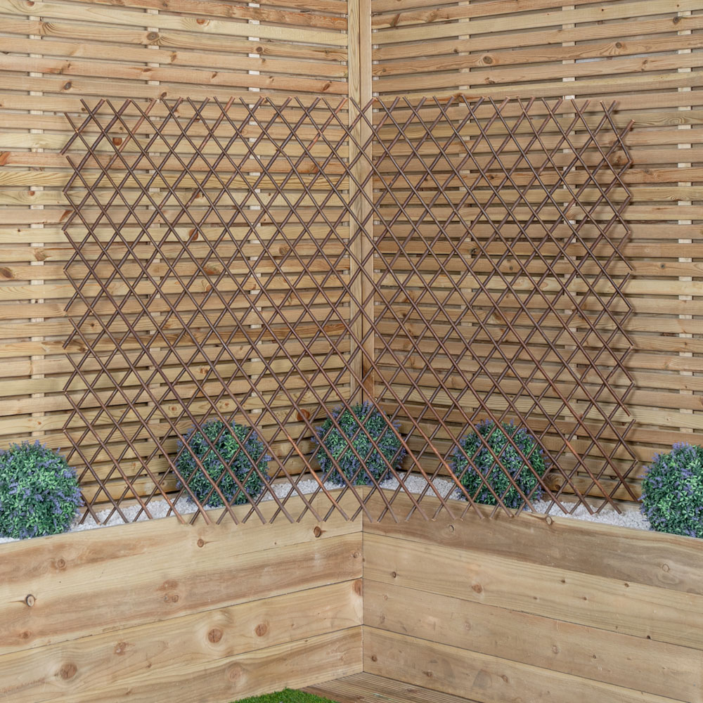 Samuel Alexander Large Expanding Garden Willow Trellis Plant Support 1.8 x 1.2m Image 7