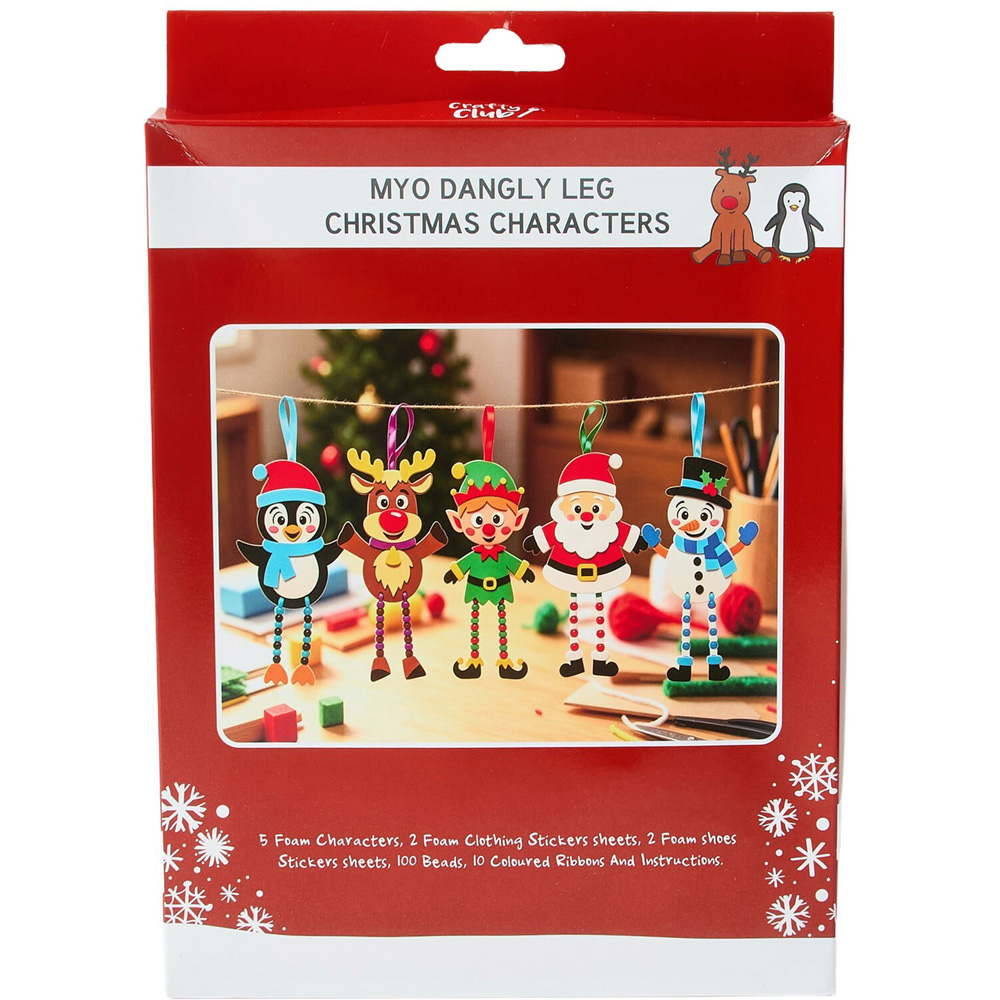 Make Your Own Dangly Leg Christmas Characters Image 1