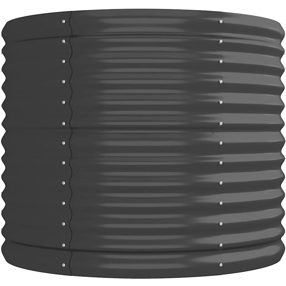 vidaXL Anthracite Galvanised Steel Raised Garden Bed 68 x 224 x 80cm Image 3