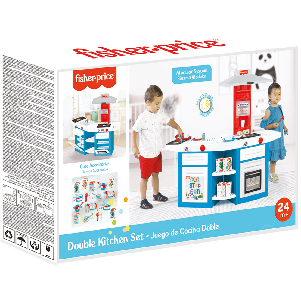 Dolu Fisher Price Kids Double Kitchen Set Image 4