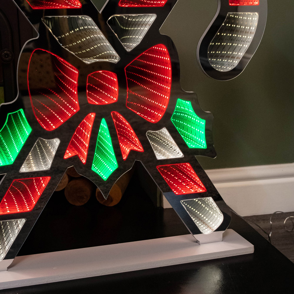 Samuel Alexander Infinity Candy Canes Light Up Christmas Decoration 2ft Image 3