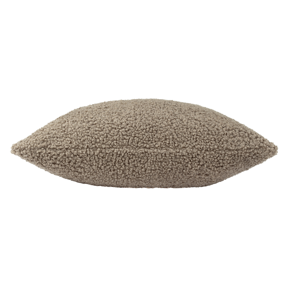 Yard Cabu Taupe Chunky Boucle Reversible Cushion 55 x 55cm Image 3