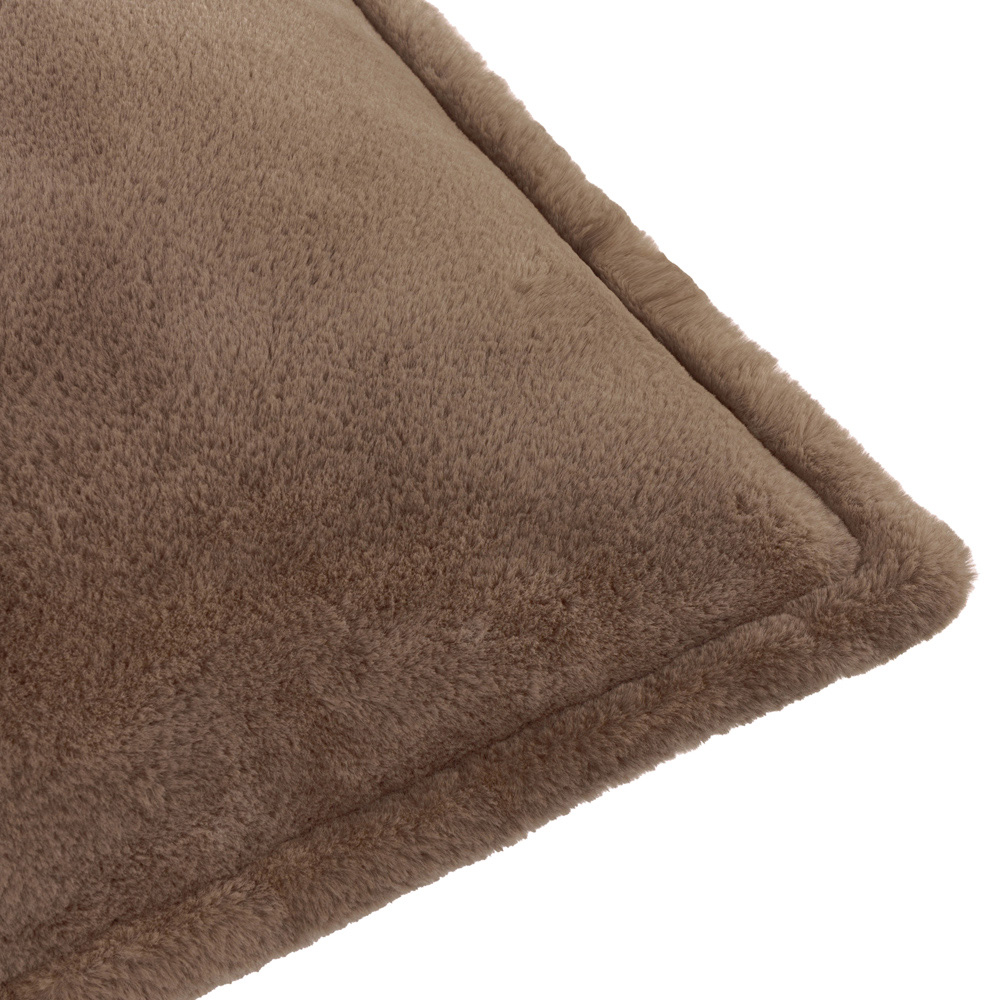 Furn Kallu Mocha Faux Fur Cushion 55 x 55cm Image 4