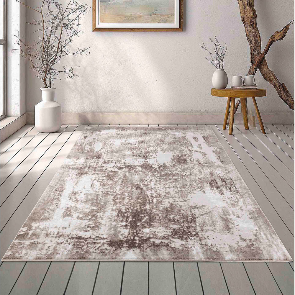 Desire Rugs Serenity Stone Abstract Acrylic Rug 80 x 150cm Image 2