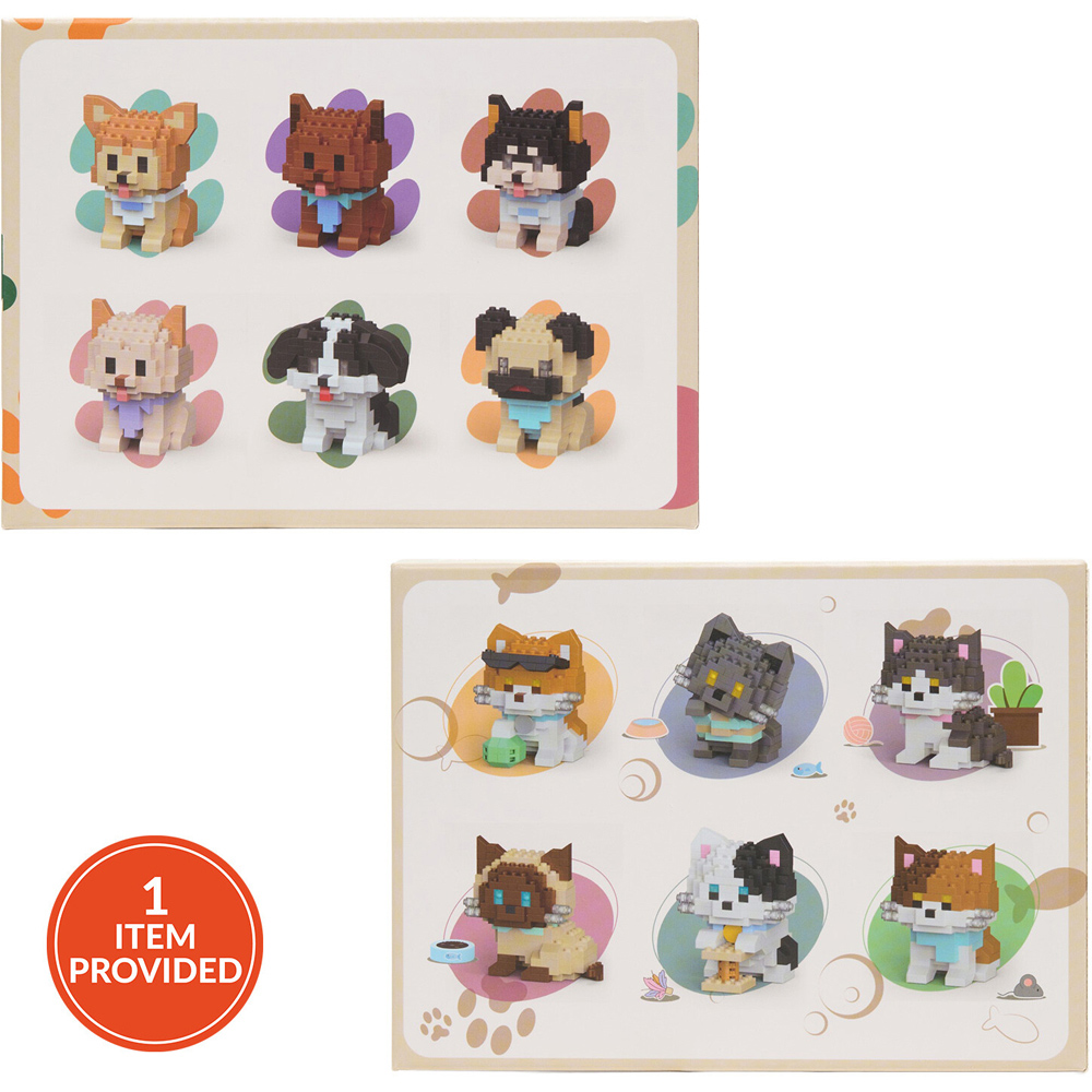 6 Piece Pet Bricks Set Image 1