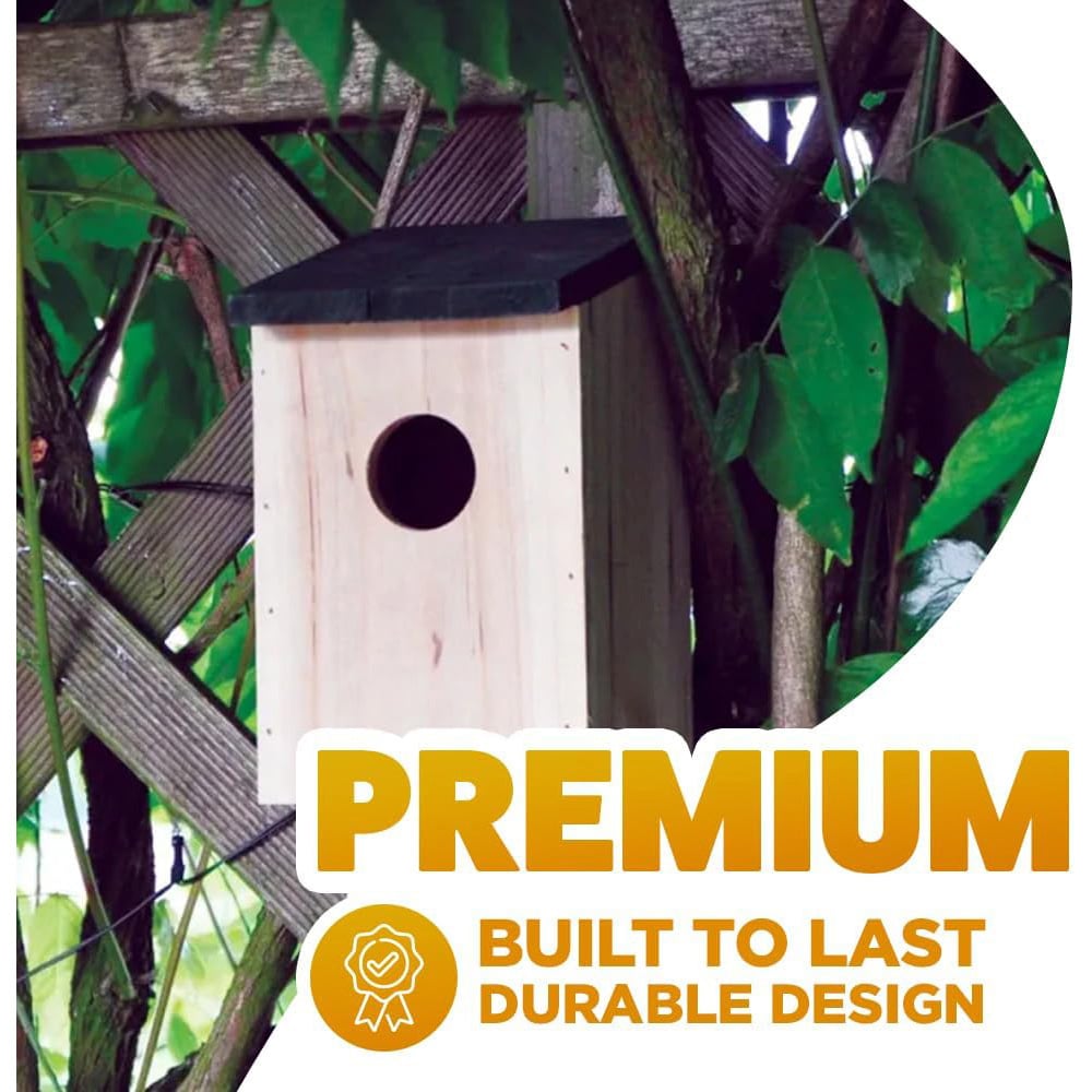 Marco Paul Wooden Traditional Bird House 4 Pack Image 3
