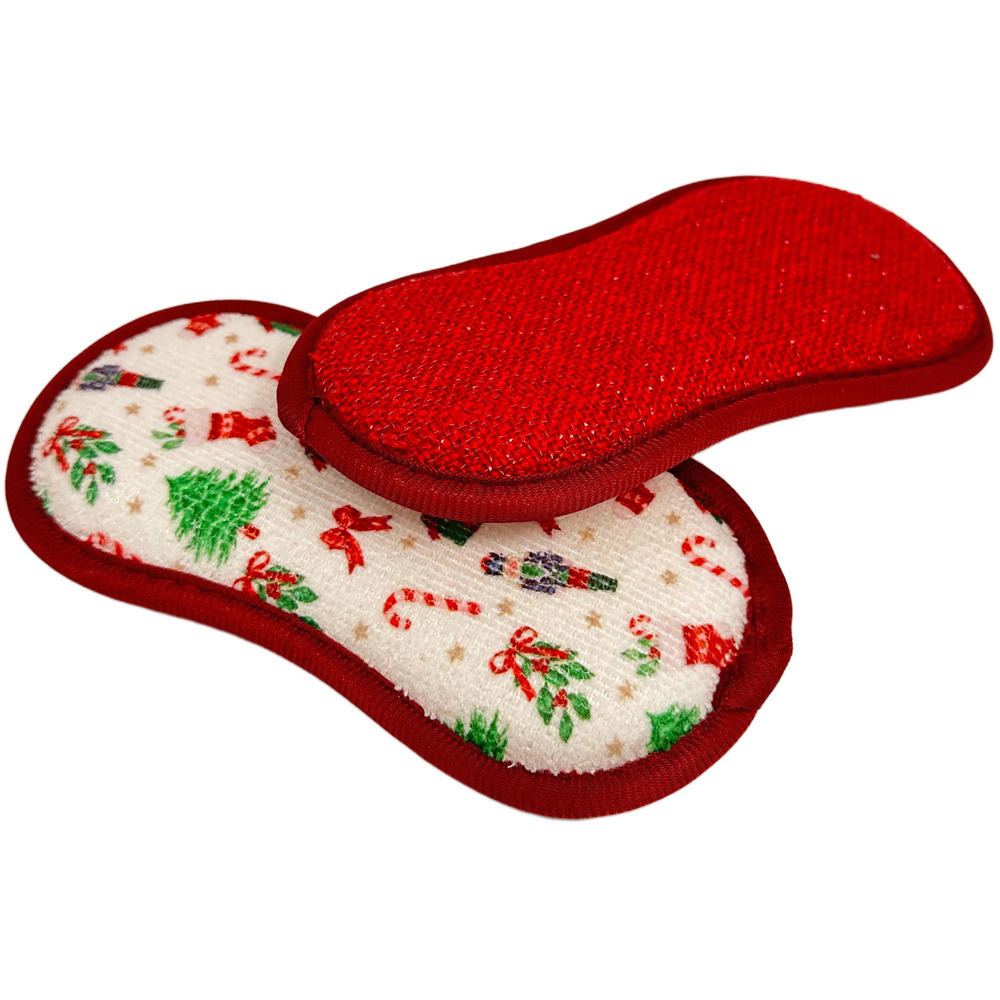 Pack of 3 Christmas Cleaning Pads Image 2