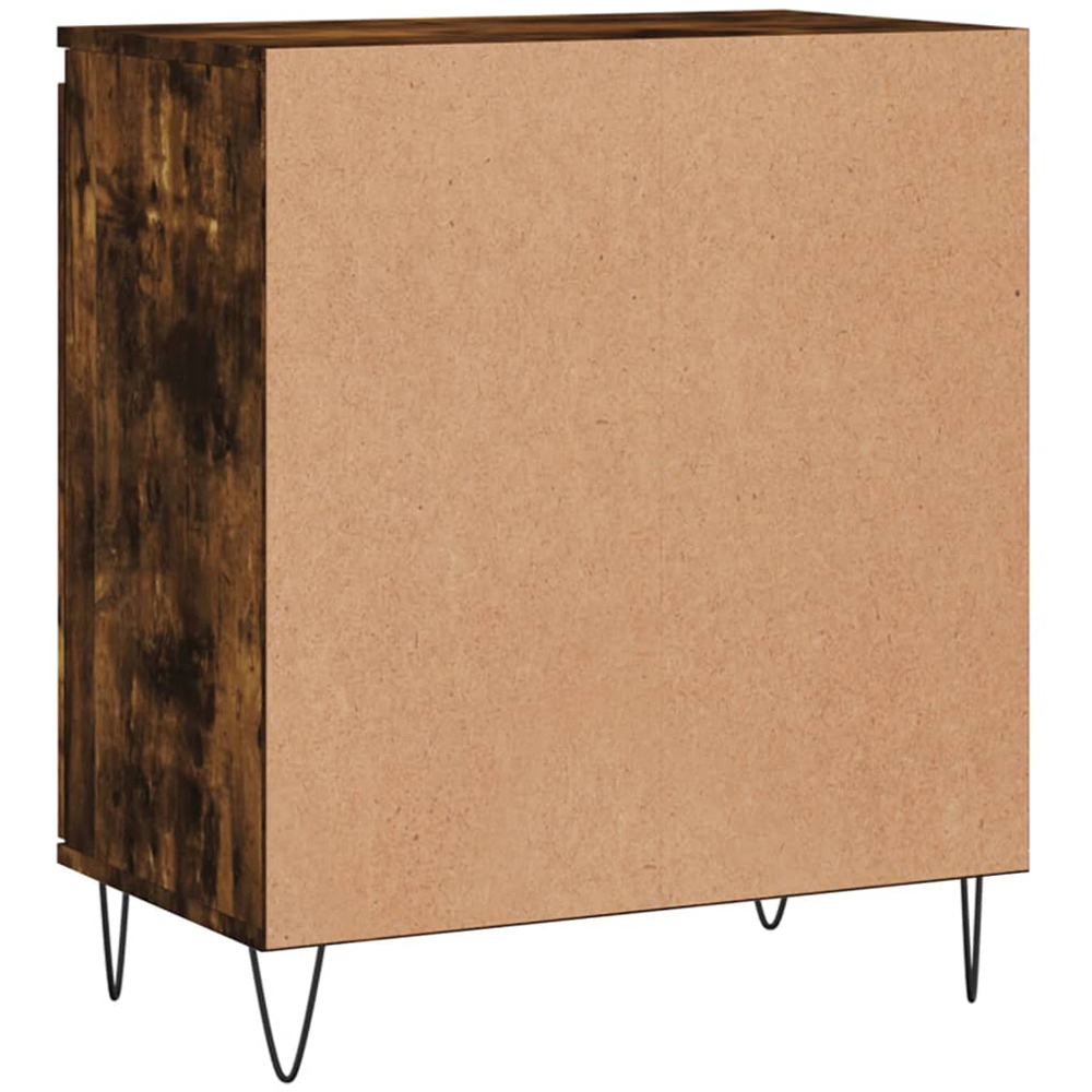 vidaXL 2 Door Smoked Oak Sideboard Image 5