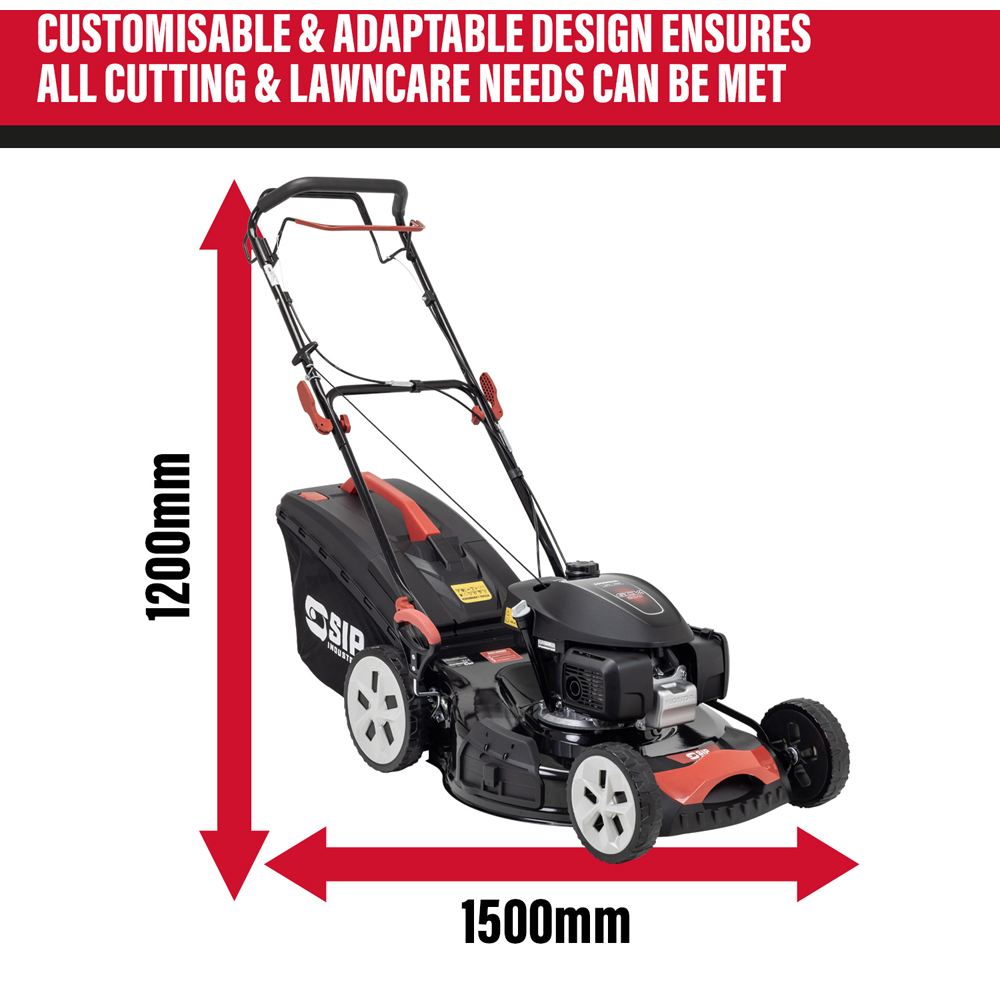 SIP 201cc Self-Propelled 56cm Honda-Powered Petrol Lawn Mower Image 9