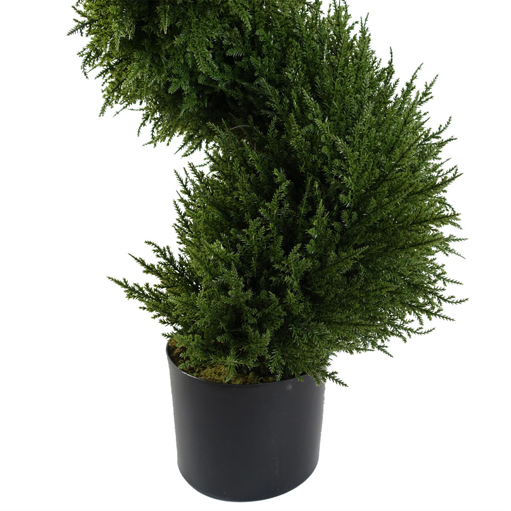 Botanik Artificial Cypress Spiral Topiary Tree 120cm Image 2