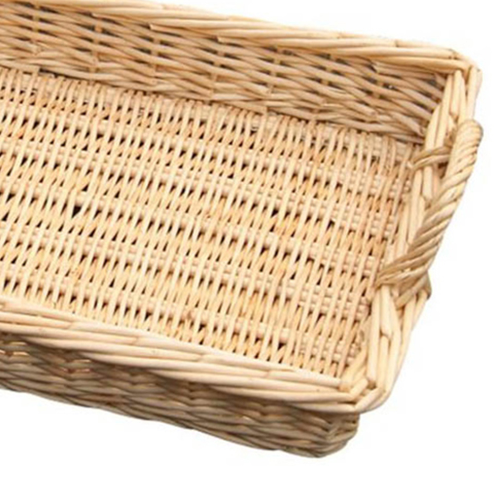Red Hamper Large Wicker Caterers Serving Tray Image 3