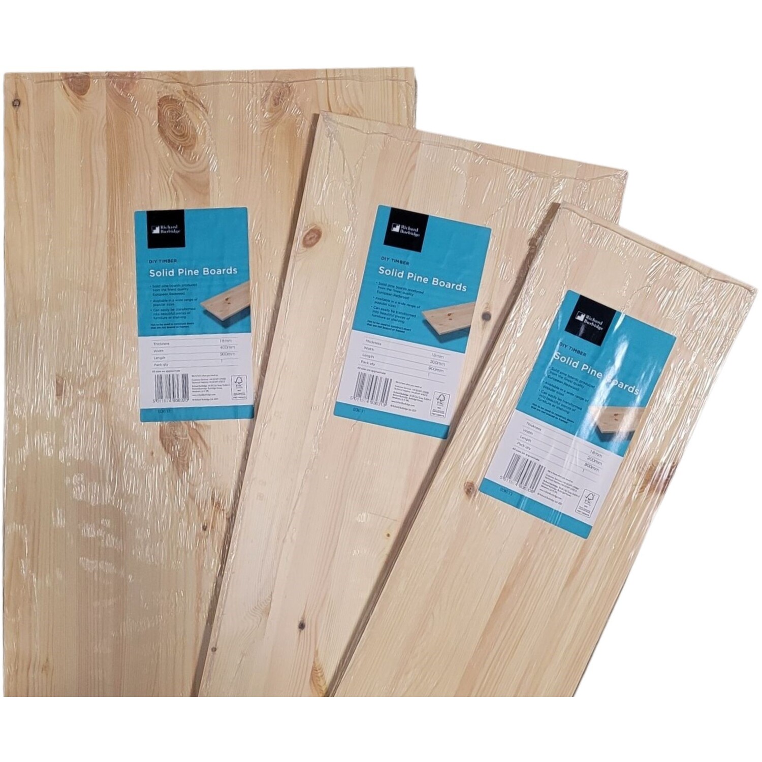 Solid Pine Panel Craft Board Natural 240cm 40cm Image 5