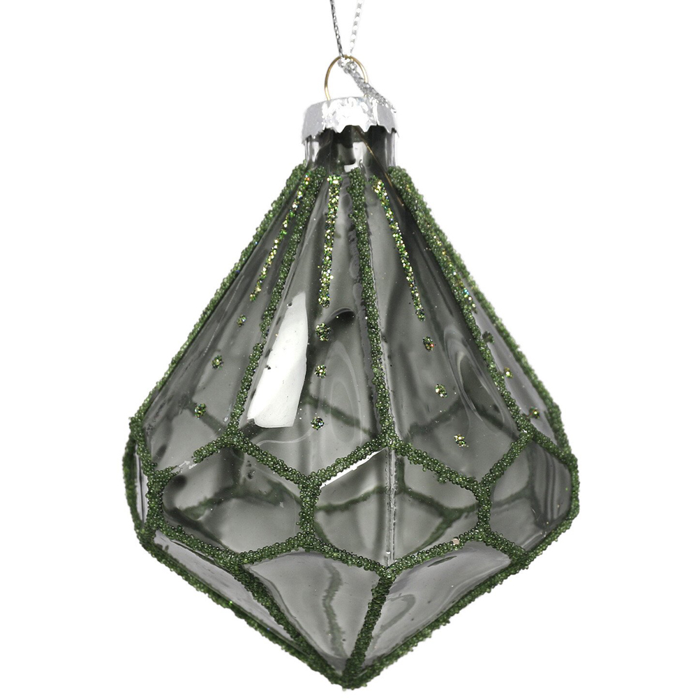 Green Opaque Glass Bauble - Green Image 2