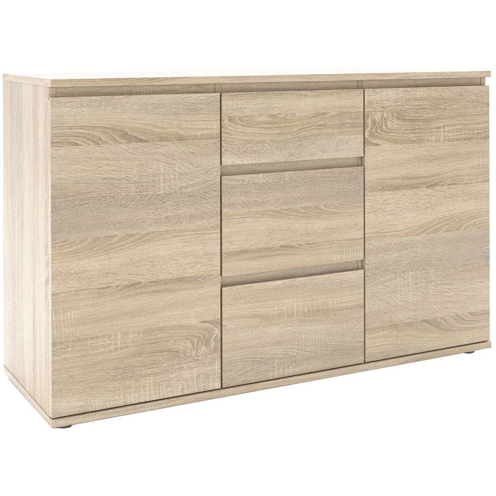 Florence 2 Door 3 Drawer Oak Sideboard Image 2