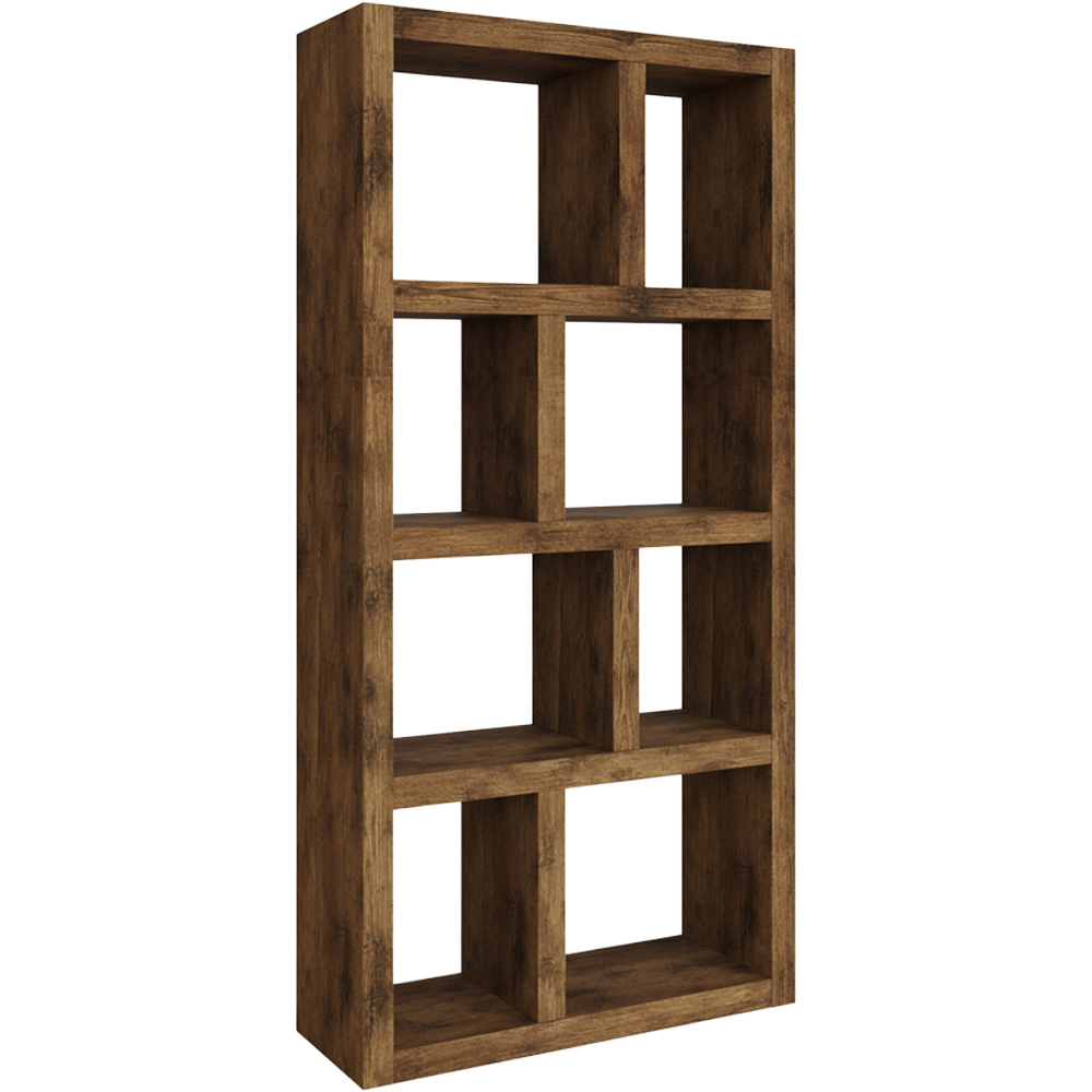 GFW Jakarta Multi Shelf Mango Yellow Tall Open Bookshelf Image 2