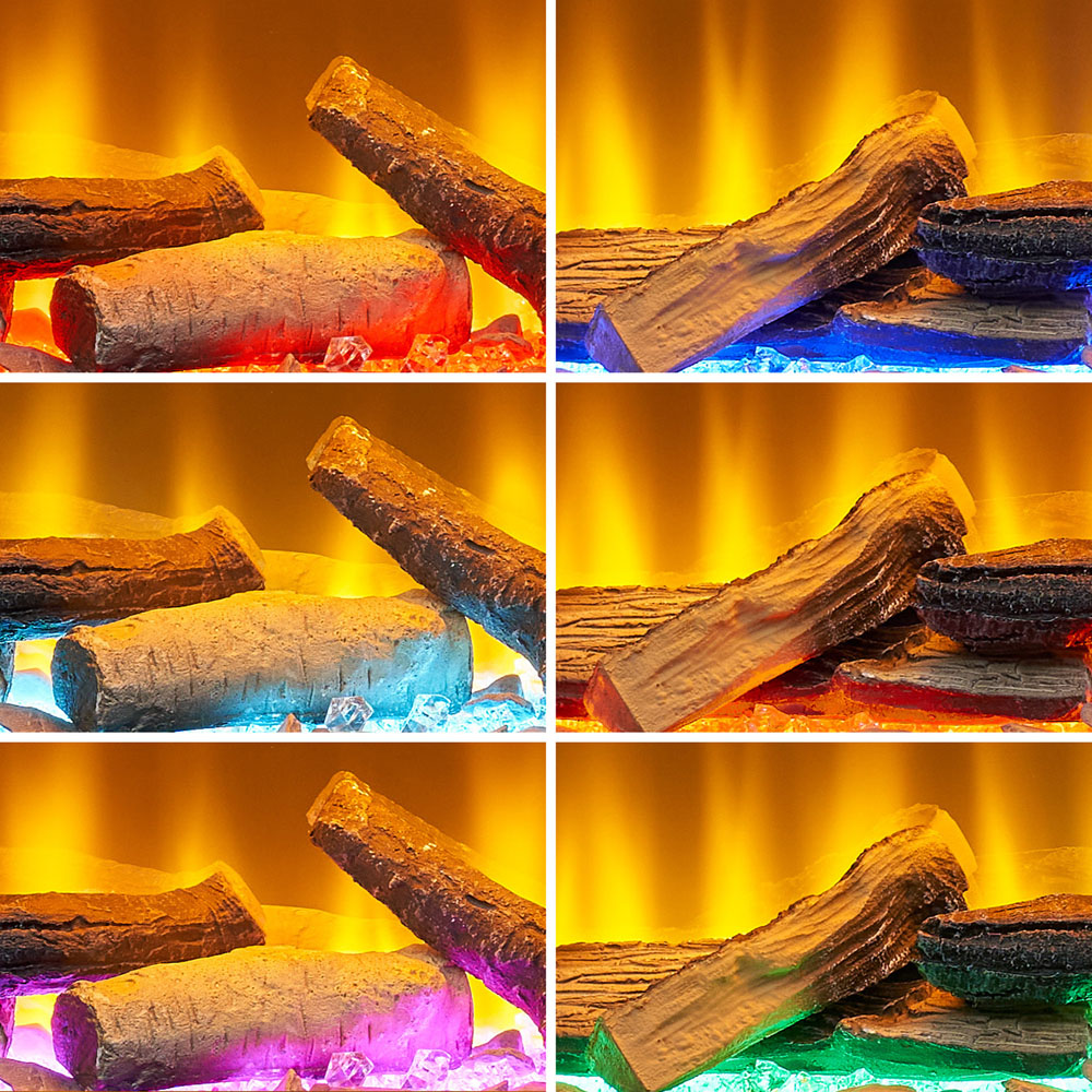 Acantha Aspire Panoramic Media Wall Electric Fireplace 61 inch Image 6