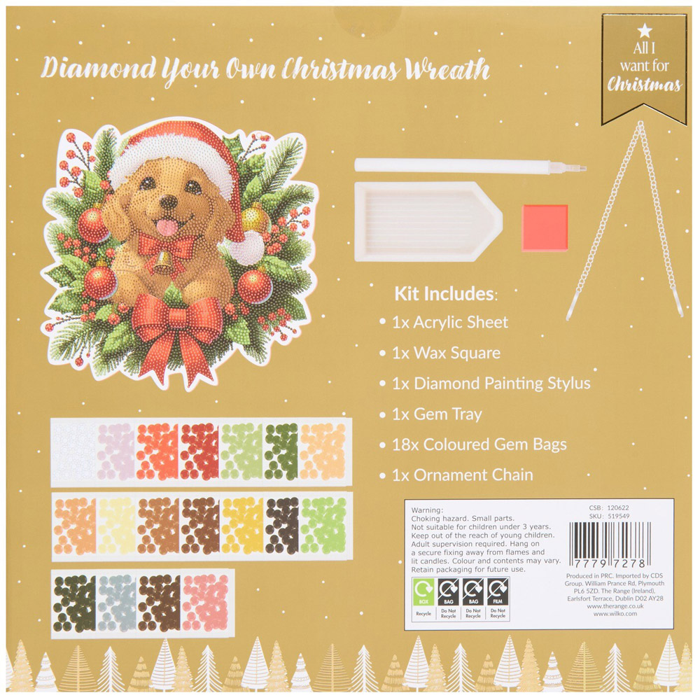 Diamond Your Own Christmas Wreath Kit Image 4