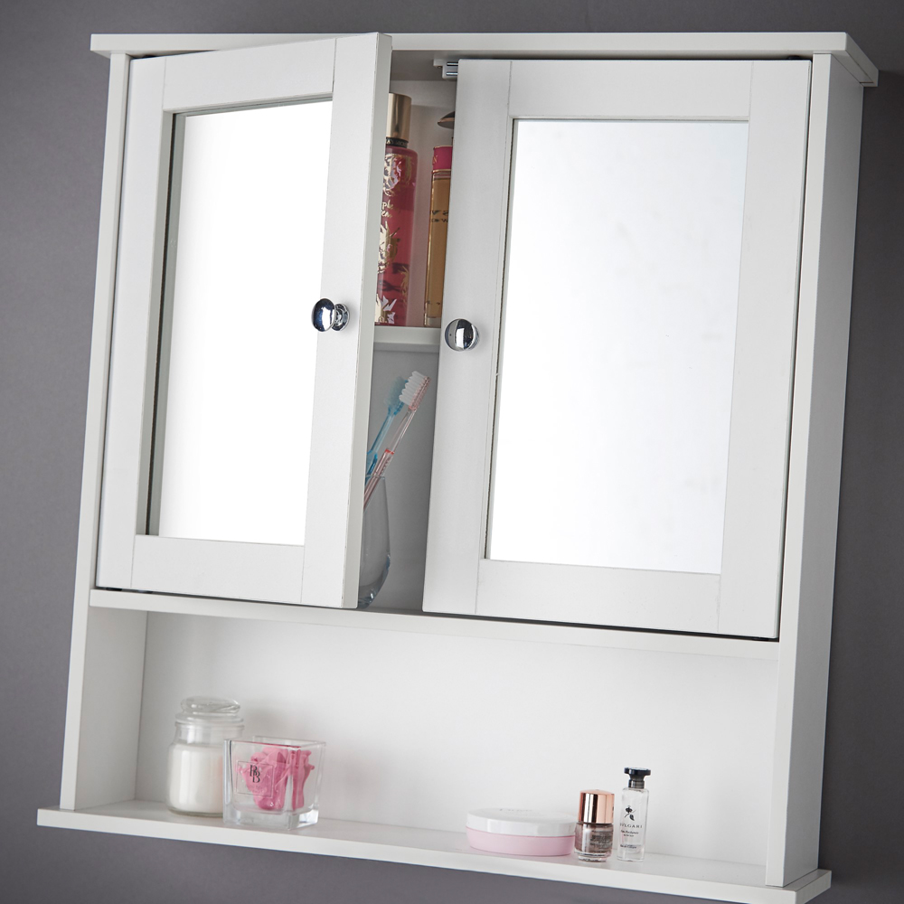 CARME Home Gatsby White 3 Piece Bathroom Furniture Set Image 5